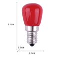thumbnail image 3 of Bombilla E14 3W 220V Colorido LED Lámpara decorativa para nevera (Rojo), 3 of 5