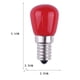 thumbnail image 3 of Bombilla E14 3W 220V Colorido LED Lámpara decorativa para nevera (Rojo), 3 of 5