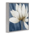 thumbnail image 3 of Stupell Industries Art Deco White Lotus Petals Gray Framed Giclee Art, 24 x 24, by Carol Robinson, 3 of 8