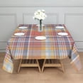 thumbnail image 3 of Multi Color Checkerboard Checkered Pattern Square Tablecloth,Waterproof Square Table Cover,Wipeable Spillproof Washable Table Cover for Home Kitchen Party Decor 42"X42"(107x107cm), 3 of 6