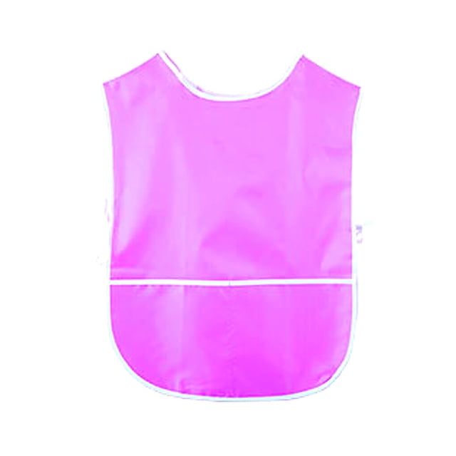Inteprter Delantales de pintura para niños, bonito delantal de pintura para niños pequeños de secado rápido, abrigo antipolvo lavable, Herramientas y accesorios para hornear Púrpura claro