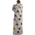 thumbnail image 3 of Oversized Blanket Hoodie,Adult Snuggle Fleece Wearable Blanket Fluffy Giant Hooded Sweatshirt, 3 of 7