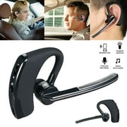 Bluetooth Headset,Wireless Bluetooth Earpiece V5.0 Hands-Free Earphones with Stereo Noise Canceling Mic, Compatible iPhone Android Cell Phones Driving/Business/Office