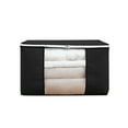 thumbnail image 2 of Neinkie Storage Bags Large Blanket Clothes Organization and Storage Containers for Bedding, Comforters, Foldable Organizer with Reinforced Handle, Clear Window, Sturdy Zippers, 2 of 7