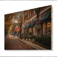 thumbnail image 2 of Designart "Charming Streets of Old Kansas, Missouri I" Missouri Print on Natural Pine Wood, 2 of 5