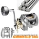 thumbnail image 1 of Carrete de Pesca con Cuerpo de Metal, para Pesca en Aguas Profundas, Grande, Resistente Al Agua, para Agua Salada, para Zurdos, 1 of 5