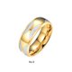 thumbnail image 5 of Qarigey Anillo de acero inoxidable para hombre, anillos cerrados, decoración para novio, moda para amantes masculinos, joyería para citas, adorno de Ropa, zapatos y accesorios Miscelánea Qarigey AP014730-01, 5 of 6