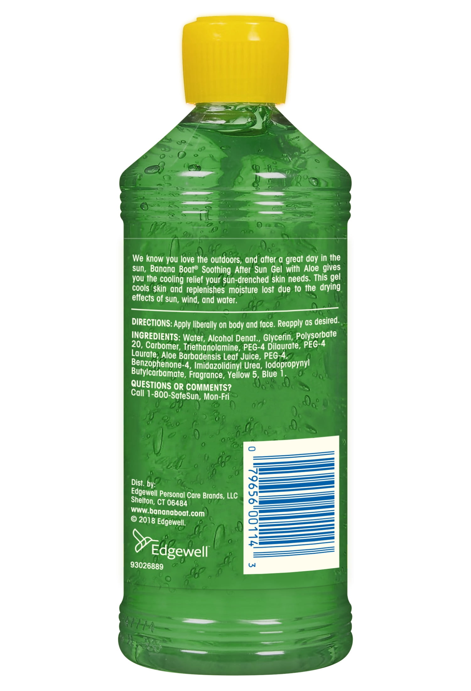 Banana Boat, Soothing After Sun Aloe Gel, 16 fl oz, Sunburn Relief -  Walmart.com