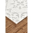 thumbnail image 2 of Feizy Home Collection 8' x 10' Gray and Ivory Geometric Lattice Hand Tufted Rectangular Wool Area, 2 of 4