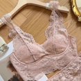 thumbnail image 2 of hotojiny Women's Bra Cute Lace Bralette Padded Underwire Everyday Bra Wide Strap Full Coverage Comfortable Bra, 2 of 7