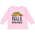 thumbnail image 3 of Inktastic Hello, Beaches Group of Pineapples Boys or Girls Long Sleeve Toddler T-Shirt, 3 of 5
