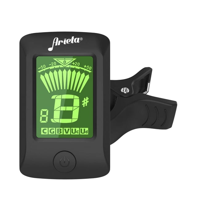 Arieta Afinador de Guitarra Digital. Afinador para Bajo y Ukelele Arieta Afinador para Guitarra
