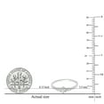 thumbnail image 5 of Dazzlingrock Collection Round White Diamond Promise Engagement Ring for Women (0.05 ctw, Color I-J,Clarity I2-I3) in 925 Sterling Silver, Size 6, 5 of 5