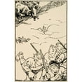 thumbnail image 2 of Akseli Gallen-Kallela 11x14 Gold Ornate Wood Frame and Double Matted Museum Art Print Titled - Fleeing the Bulls (1907), 2 of 4
