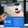 thumbnail image 2 of Solar Motion Sensor Alarm Outdoor Solar Alarm 120dB Loud Siren LED Strobe Light Sound Security Alarm Adjustable Sensing Distance IP65 Waterproof Motion Detector Alarm Rechargeable Suitable for Farms, 2 of 8