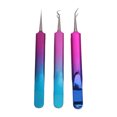 thumbnail image 1 of ANGGREK Décapant à Tête Noire, Outils de Décapant à Tête Noire 3pcs avec Tête Droite en Acier Inoxydable, Tête Incurvée, Pointe Inclinée Clips, Kit d'Outils de Popper, Kit d'Extraction d'Outils, 1 of 8