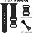 thumbnail image 5 of BRADCET 5Pack Silicoen Sport Band for Apple Watch Bands 44mm 45mm 41mm 40mm 38mm 49mm 42mm Women Men, Adjustable Elastic Wristbands Strap  for iWatch Series Ultra 8 7 SE 6 5 4 3 2 1 Nike Accessories, 5 of 15
