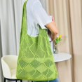 thumbnail image 7 of Kukuzhu Women Crochet Mesh Beach Tote Bag Summer Beach Bag Aesthetic Crochet Bags Shoulder Handbags Hollow Knit Hobo Bag, 7 of 7