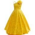 thumbnail image 2 of Judy Costume Dress Set Evening Gown Yellow Dress for Birthday Party Suitable 3-12Y, 2 of 5