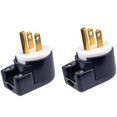 thumbnail image 1 of Conector AC HUARLPLUG Nema 5-15P 15A 125V 90° 12 direcciones, 1 of 9