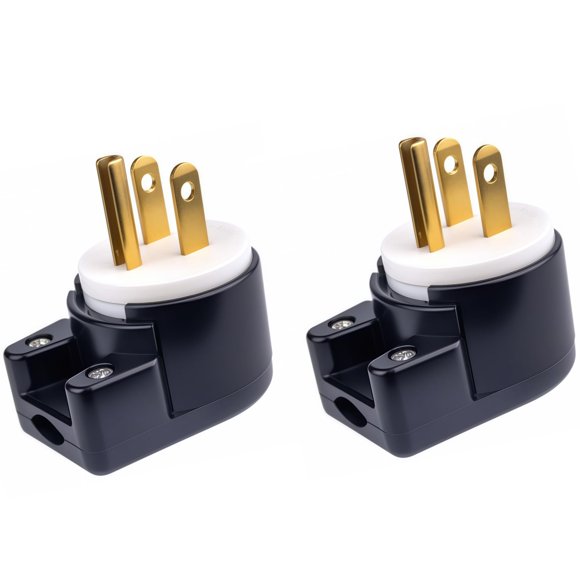 Conector AC HUARLPLUG Nema 5-15P 15A 125V 90° 12 direcciones