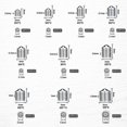 thumbnail image 5 of 200 tornillos prisioneros, cabeza avellanada, kits de tornillos de cabeza hueca M3 M4 M5 M6 M8, acero inoxidable 304, 5 of 5