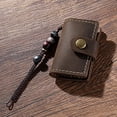 thumbnail image 7 of Jiibva Tiny Leather Notebook Travel Pocket Notepad Portable Steno Book Vintage Small Journal for Officel Writing Plan Memo, 7 of 7