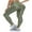 Takara Shine Olive Green, variant on Women Faux Leather Leggings Leopard Print Liquid Shine Tummy Control Athletic Yoga Pants