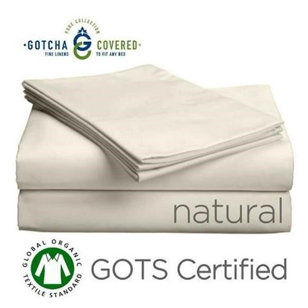 Gotcha Covered Pure Comfort Sleeper Bed Sheet Set, Natural ...