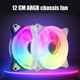 thumbnail image 4 of 2 Rings ARGB 120mm Fan with Lighting Effect, PWM Controlled, Low Noise, 4 of 13