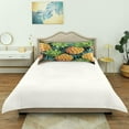 thumbnail image 4 of Tropical Pineapple Satin Pillowcase for Hair and Skin Silk Pillowcase, Standard Size(20x26 inches) - Slip Cooling Satin Pillow Covers with Envelope Closure（398） Home Decor Gifts, 4 of 7