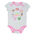 thumbnail image 3 of Disney Pixar Toy Story Bo Peep Jessie Infant Baby Girls 5 Pack Bodysuits Newborn to Infant, 3 of 5