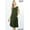ARMY GREEN, variant on Women & Plus Sleeveless Round Neck Knee Length Tunic Swing Dress (RUBY, S)