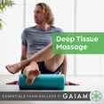 thumbnail image 3 of Rodillo de espuma Gaiam Essentials de alta densidad, 46 cm, verde azulado, 3 of 7