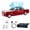 RED, variant on WSTER WS-610 Car Shaped Bluetooth Speaker, 15W Heavy Bass Portable Wireless Speaker with LED Lights, TWS, FM Radio, TF/USB, Bluetooth 5.4 for computer/Desktop ornaments/outdoor/party/Gift