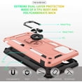 thumbnail image 4 of Samsung Galaxy A51 Case, with HD Screen Protector, Dual Guard Protection Series Case with Portable Magnetic Ring Stand for Samsung A51, Rose Gold, 4 of 15