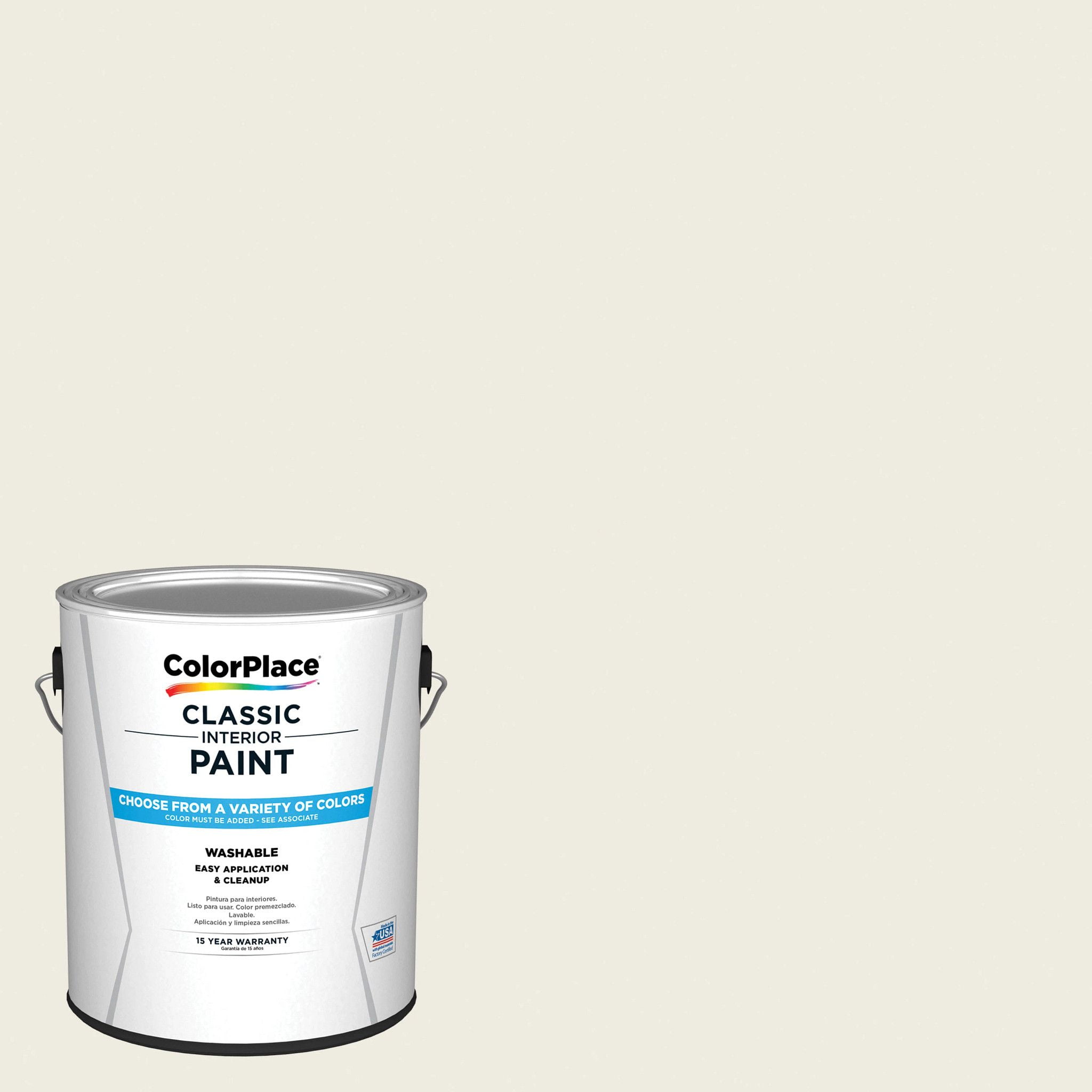 ColorPlace Classic Interior Wall & Trim Paint, Swiss Coffee, SemiGloss