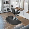 thumbnail image 7 of Saloniture 3 ft. x 4 ft. Salon & Barber Shop Chair Anti-Fatigue Mat - Black Semi Circle - 5/8 in. Thick, 7 of 7