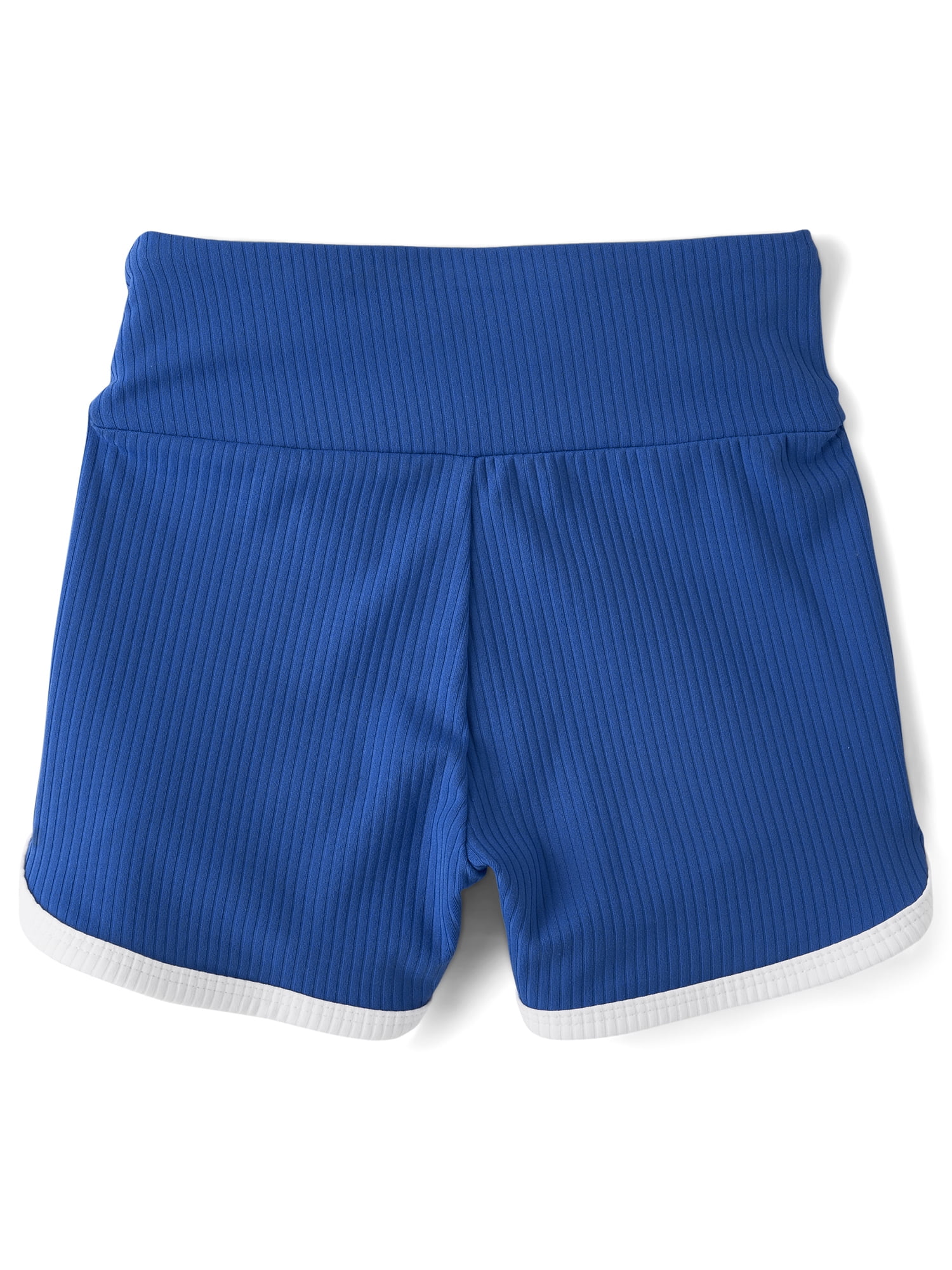 The Children's Place Girls Active High Rise Ribbed Dolphin Bike Shorts, Sizes XS-XXL