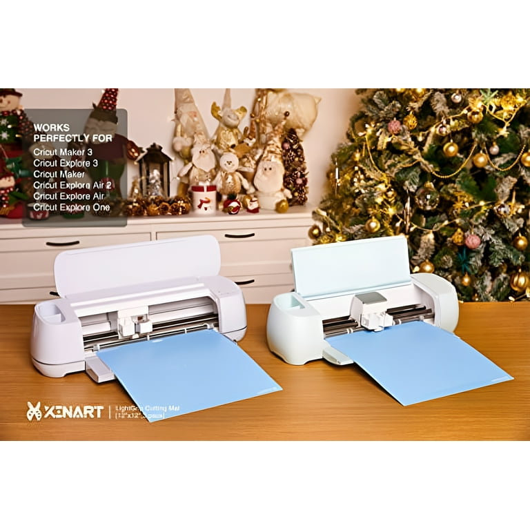 Xinart Set 5 Tappetini Da Taglia Per Cricut Joy (11,4x30,5 Cm) - 3 StandardGrip, 1 LightGrip, 1 StrongGrip - Antiscivolo