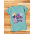 thumbnail image 4 of Birthday Girl Jojo Siwa Shirts Gift for 6 Year old Girl 6th Birthday Party Shirt Bday Girl I'm 6 Chill Blue M (5-6T), 4 of 5