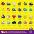 thumbnail image 3 of Piano Potato 25PCS Real Gemstone Rock Collection Kit for Kids - Clear Display Box & Learning Guide - STEM Geology Sorting Toy Gift Ages 6+, 3 of 6