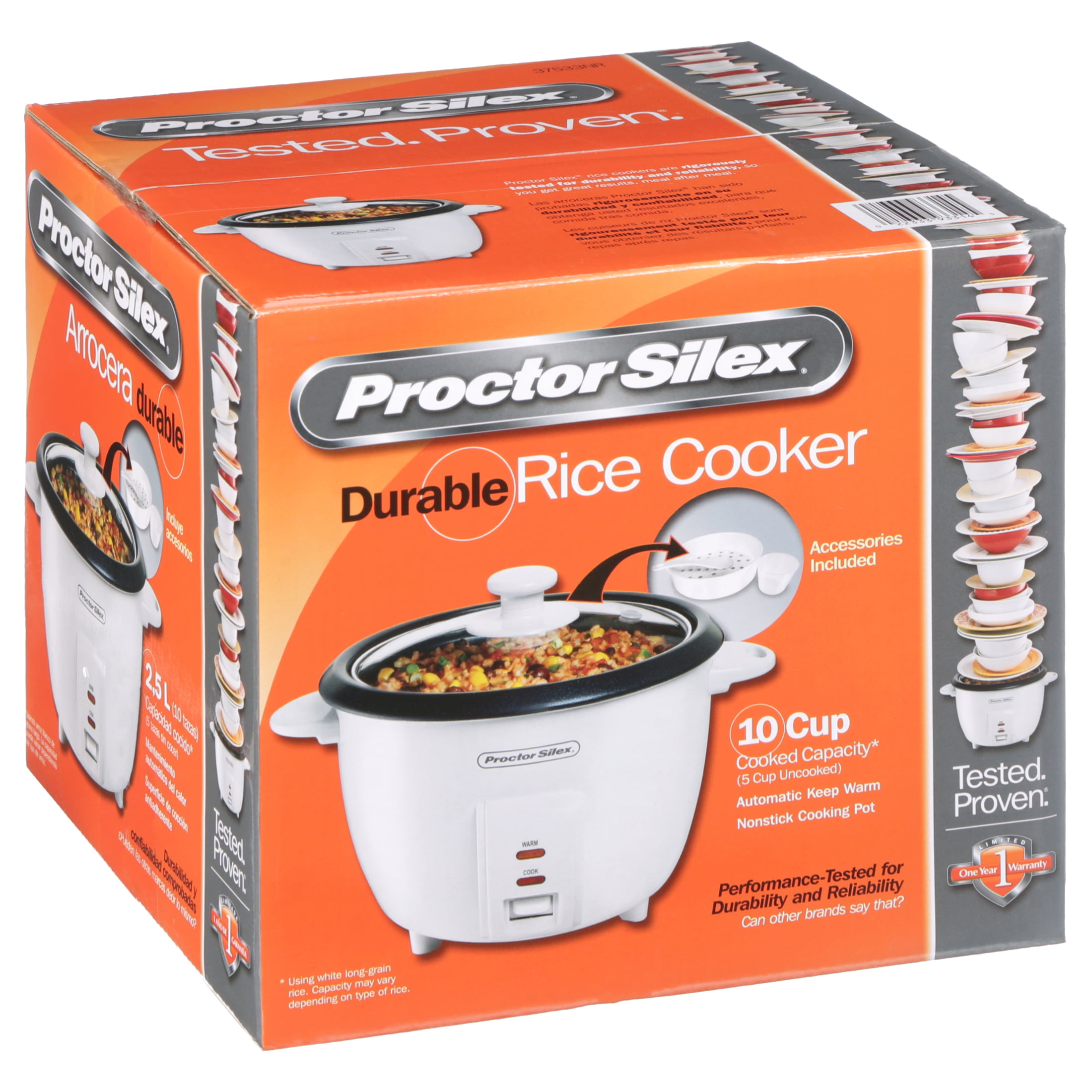Proctor Silex 10 Cup Rice Cooker & Steamer, Dishwasher Safe - Lodging Kit  Company