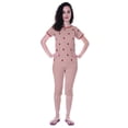 thumbnail image 1 of Moomaya Nightwear Set Watermelon Embroidered Capri T-shirt 2 Pcs Set Sleepwear, 1 of 7