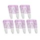 thumbnail image 1 of Ofertas Únicas 5 Pcs Mini 40AMP APM/ATM Fusibles Universales de Cuchilla Estilo Fusibles Protección contra Cortocircuitos Automotriz para Coche Barco Camión SUV RV Plástico Metal Color Lila 35A, 1 of 7
