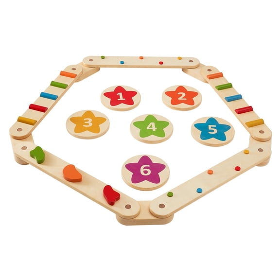 6PCS Children's Balance Beam Stones - Fun Gym & Play Equipment for Boys & Girls