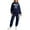 Navy, variant on Womens Sets 2 Piece Outfits - Long Sleeve Hoodie With Jogger Pants Set Matching Sets Women Clothing Fall Athleisure Sets Women