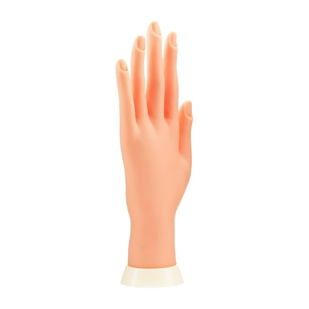 EeaseMX Manicuras flexibles, modelo de mano para práctica, manicura flexible, manicura para práctica de uñas, herramienta para práctica de manicura para anoniquia.