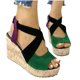 thumbnail image 5 of Sandalias de tacón de cuña informales con boca de pescado y suela gruesa para mujer de verano Wmkox8yii  sa4383, 5 of 7
