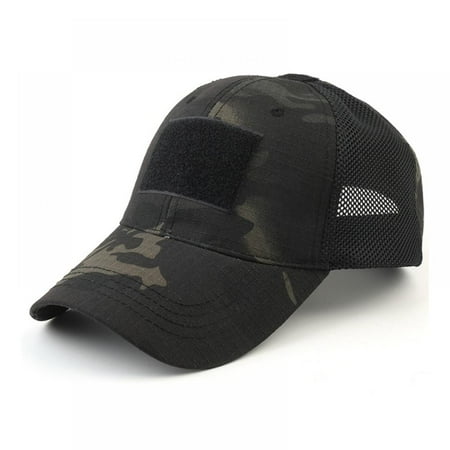 HOTWINTER Men Baseball Cap Camo Tactical Hat Army Military Outdoor Camo Summer Casual Mesh Caps